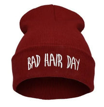 Load image into Gallery viewer, Winter Unisex Funny Bad Hair Day Hip Pop Beanie Hat Women Men Ski Cap
