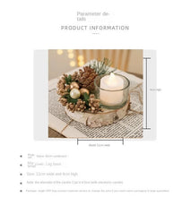 Load image into Gallery viewer, Christmas White Birch Ornament Decoration Desktop Candlestick