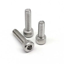 Load image into Gallery viewer, DIN912 M1.6 M2 M2.5 M3 M4 M5 M6 M8 Hexagon Hex Socket Head Cap Allen Bolt Screw 304 A2-70 Stainless Steel Black Grade 12.9 Steel