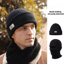 Load image into Gallery viewer, 2 in1 Winter Mask Beanies Hats Warm Knitted Balaclava Hats Windproof Solid Full Face Ski Bonnet Tactical Cycling Earmuffs Cap