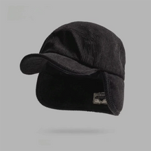 Load image into Gallery viewer, Versatile Retro Bomber Hats Windproof Fleece-Lined Ear Protection Caps Earflap Warm Corduroy Caps Autumn Winter Men Women Wear