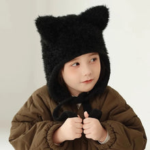 Load image into Gallery viewer, New Winter Knitted Hat Warm Cartoon Beanie Cap with Cat Ears Unisex Bonnet Hats For Girls Boys