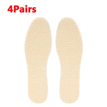 Load image into Gallery viewer, Insole Natural Lamb Fleece s Men Women Winter Keep Warm Soft Wool Thicken pad Cashmere s Insert Thermal Pads shoe pads
