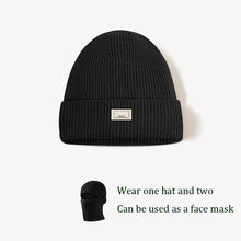 Load image into Gallery viewer, 2In1 Mask Beanies Men Winter Balaclava Hat Knitted Hats Full Face Ski Bonnet Tactical Cycling Earmuffs Cap Knitted