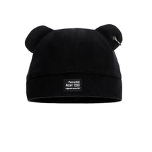Load image into Gallery viewer, Fashion Cat Ears Ear Landlord Hat No Brim Solid Color Ear Pumpkin Hat Watermelon Skin Cap