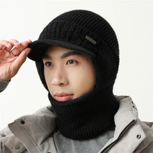 Load image into Gallery viewer, Men Balaclava Hat Full Cover Style Winter Hat Outdoor Windproof Knitted Hat Winter Keep Warm Beanie Cap