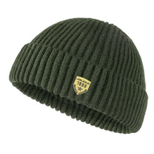 Load image into Gallery viewer, Autumn and winter knitted hat men's warm woolen hat couple pullover landlord hat ins street melon skin hat 1998 logo