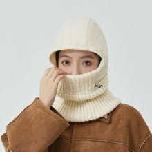 Load image into Gallery viewer, Casual Warm Winter Ski Hat Thickened Keep Warm Bomber Hat Cap Integrated Face Ear Windproof Full Cover Balaclava Scarf Unisex