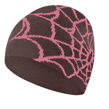Load image into Gallery viewer, Unisex Spider Web Printed Knit Hat, Warm Outdoor Pullover Hat Personality Beanie Hat