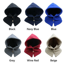 Load image into Gallery viewer, New Polar Fleece Balaclava Hat Collar Warm Windproof Men's Pullover Cap Ears Warm Soft Men Bonnets Cold Weather