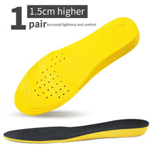 Load image into Gallery viewer, 1Pair Men Height Increasing Insoles Soft and breathable insoles Flexible shock-absorbing sole arch support sports insoles