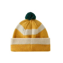 Load image into Gallery viewer, Trendy Autumn Winter Knitted Hat Advanced Stripes Korean Style Ear Protection Hat Versatile Woolen Hat Couple Hat Christmas Gift