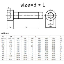 Load image into Gallery viewer, 5/10pc M3 M4 M5 M6 M8 304 A2 Stainless Steel DIN912 Allen Hexagon Hex Socket Head Cap Bolt Screw Over Ultra Long 100mm