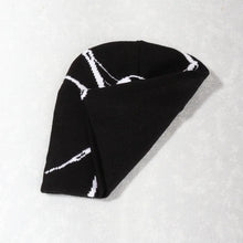 Load image into Gallery viewer, 1PC Fashion Knitting Spider Web Design Hat for Men Women Pullover Pile Cap Y2k Goth Warm Beanie Hats New Hip-hop Street Cap