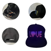 Load image into Gallery viewer, 2025 New LED Cap, Multi-Language APP Control DIY Editing Light Up Cool Hat (Text, Music, Image, Drawing) For Men Women