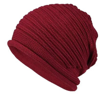 Load image into Gallery viewer, Casual Warm Winter Knitted Hat Soft Thickened Bonnet Short Brim Windproof Beanies Outdoor