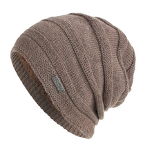 Load image into Gallery viewer, New Fashion Women Winter Warm Thick Beanies For Men Outdoor Sport Hats Casual Striped Bonnet Male Knit Hats Gorras