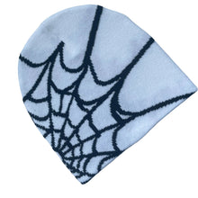 Load image into Gallery viewer, Spider Web Design Knit Beanie Hat Unisex Warm Skullies for Cold Weather Outdoor