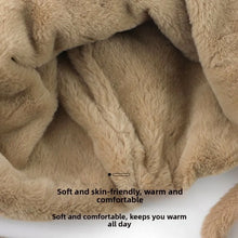 Load image into Gallery viewer, Cute Bear Pattern Women Ear Protection Cap with Ties Coldproof Warm Thick Pullover Hat Thickened Windproof Lei Feng Hat