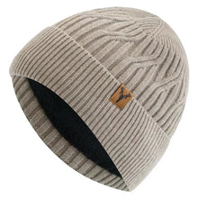 Load image into Gallery viewer, New Style Unisex Winter Hat Plush Fur Lining Warm Cap Stylish Soft Beanie Hat For Men Women Outdoor Ski Sports Knitted Hat
