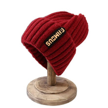 Load image into Gallery viewer, New Long Label Knit Beanie Soft Sun Protection Winter Hat Solid Color Crochet Design Crochet Hat Winter Season