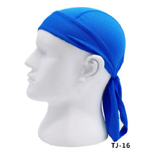 Load image into Gallery viewer, New Fashion Quick Dry Cycling Durag Head Scarf Summer Men Running Riding Bandana Headscarf Ciclismo Pirate Hat