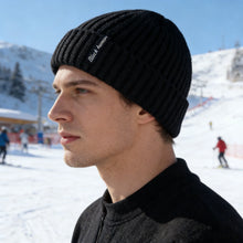 Load image into Gallery viewer, New Unisex Letter Warm Winter Hats Stylish Add Fur Lined Soft Beanie Cap Thick Winter Knitted Hats For Men & Women Dropshipping
