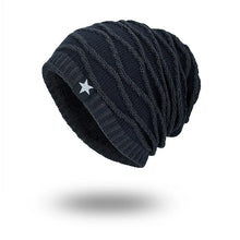 Load image into Gallery viewer, New Fashion Adult Men Knit Warm Beanies Casual Outdoor Star Sport Hat Snow Gorras Soft Thick Snow Hats Women Bonnet Hats