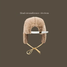 Load image into Gallery viewer, Trendy Versatile Ear Protection Hat Warm Korean Style Flight Cap Coldproof Windproof Lei Feng Cap Winter Season for Women