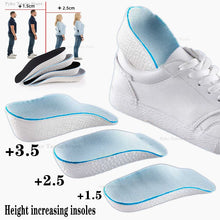 Load image into Gallery viewer, Insole Height Increase s Men Women s Flat Feet Arch Support Orthopedic s Sneakers Heel Lift Memory Foam Soft Pads shoe pads