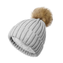Load image into Gallery viewer, Fashion Soft Winter Beanie Hat Keep Warm Solid Color Warm Knit Hats Casual Knit Wool Beanie Cap Winter