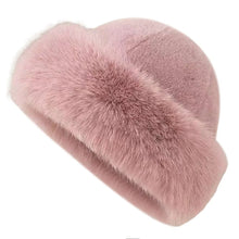 Load image into Gallery viewer, Fashion Headwear Fluffy Fur Winter Hat Solid Color Thicken Bucket Hat Cold Windproof Fisherman Hat for Women Girls