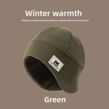 Load image into Gallery viewer, Winter Polar Fleece Beanie Hat Warm Slouchy Fleece Sports Hat Lightweight Soft Ski Cap for Men Women