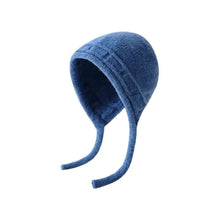 Load image into Gallery viewer, Women's Fashion Warm Strap Knit Hat Soft Thick Beanie Hat Binding Knitted Classic Earmuff Hat Snow Outdoor