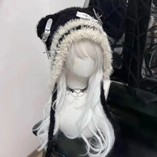 Load image into Gallery viewer, Spicy Girls Fluffy Gothic Harajuku Hat Knitted Little Bone Cross Star Punk Lolita Hat Y2K Style Beanie Hat