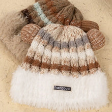Load image into Gallery viewer, New Style Cartoon Bear Ears Winter Warm Cap Windproof Cold-proof Knitted Hat Ear Protection Retro Warm Hat Outdoor