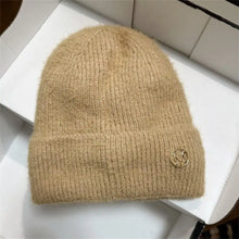 Load image into Gallery viewer, Women Men Autumn Winter Warm Knitted Hat Cute Ear Protection Casual Outdoor Riding Windproof Coldproof Bonnet Caps