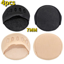 Load image into Gallery viewer, 4/6/8Pcs Five Toes Forefoot Pads for Women High Heels Half Insoles Foot Pain Care Absorbs Shock Socks Toe Pad Massaging Toe Pad