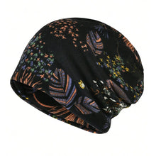 Load image into Gallery viewer, Contrasting Colors Pullover Hat Plaid Print Multifunctional Casual Hedging Cap Scarf Pullover Hat Turban Hats Autumn and Winter