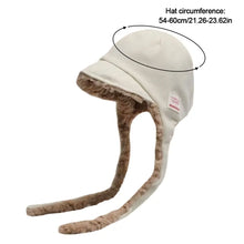 Load image into Gallery viewer, Fashion Thickened Ear Protection Hat Cold Proof Windproof Fleece Cap Thermal Comfortable Warm Hat Outdoor Cycling