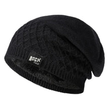 Load image into Gallery viewer, Simple Solid Color Pullover Cap Fleece Lined Unisex Skull Cap Keep Warm Knitted Hats Winter