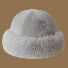 Load image into Gallery viewer, Women's Fluffy Fur Bucket Hat Plush Winter Fisherman Cap Warm Thick Hat for Snowy Days Christmas Gifts