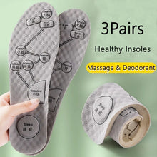 Load image into Gallery viewer, Insole Deodorant Healthy s for s Massage Acupoints Arch Support Plantar Fasciitis Template Men Women Sole Pads shoe pads