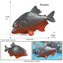 Load image into Gallery viewer, Mini Piranha Model Simulation Ocean Submarine Creature Model Human-Eating Fish-Eating Children's Science and Education Learning Toys