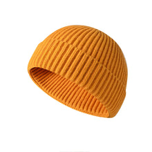 Load image into Gallery viewer, Winter Knittted Cap Solid Color Hip Hop Cap Unisex Skullies & Beanies
