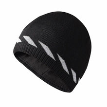 Load image into Gallery viewer, High Visibility Safety Beanie Reflective Knit Ribbed Hats Warm Winter Bonnets for Night Running Hiking Cycling