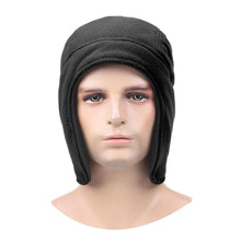 Load image into Gallery viewer, Winter Fleece Lined Thermal Skull Cap Windproof Cycling Beanie Hat Ear Flap Cap with Ear Warmer Covers Hat for Men Women