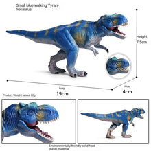 Load image into Gallery viewer, Dinosaur Model Tyrannosaurus Blue Walking Tyrannosaurus Toy Jurassic Simulation Solid Animal Model Ornaments