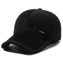 Load image into Gallery viewer, Warm Winter Baseball Cap with Ear Flaps for Men, Auturnn Thick Cap for Gifts