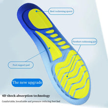 Load image into Gallery viewer, Insole Orthopedic s for Breathable Soft Latex s Sport Shock Absorption Running s Pad for Men Women Arch Support shoe pads
